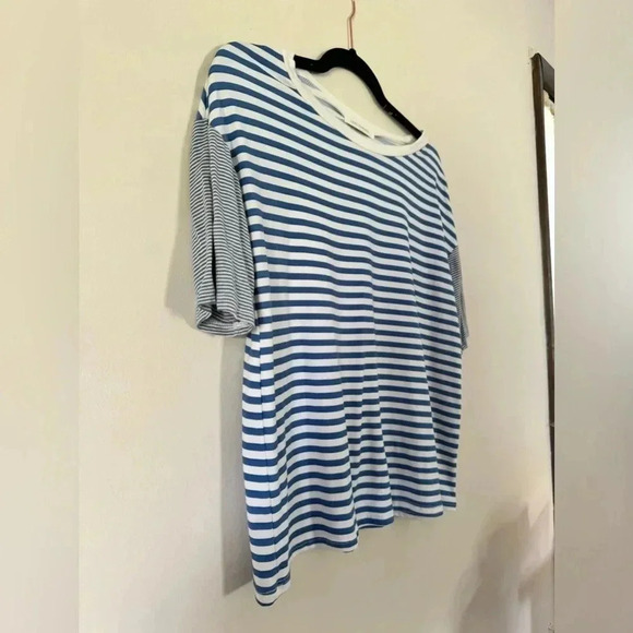 Maurices Women’s Set of 2 size small tops striped floral blue summer blouse Y2K‎ - Picture 12 of 14